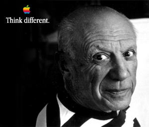 Think different:Pablo Picasso